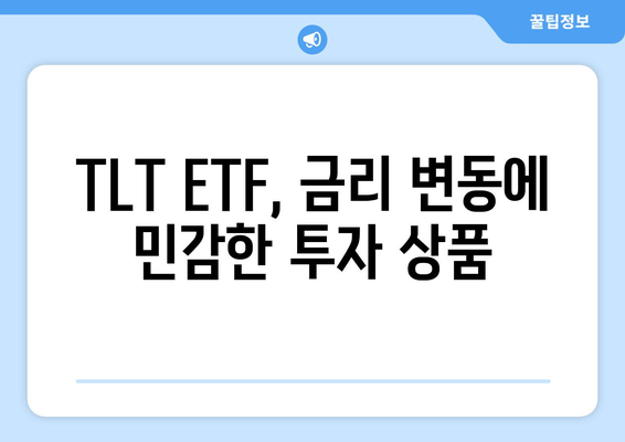 TLT ETF: 미국 기준 금리 인하 수혜주는 채권?