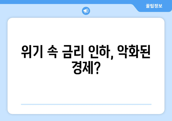 금융 위기와 미국 경제: 금리 인하가 쇠퇴를 더욱 악화시켰는가?