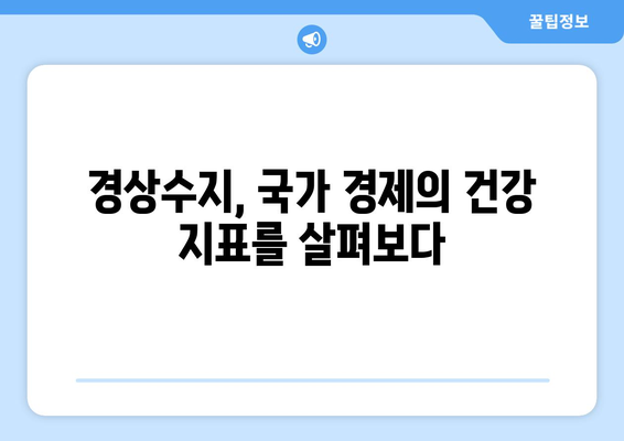 경상수지와 경제 정책: 건전한 재무 계획